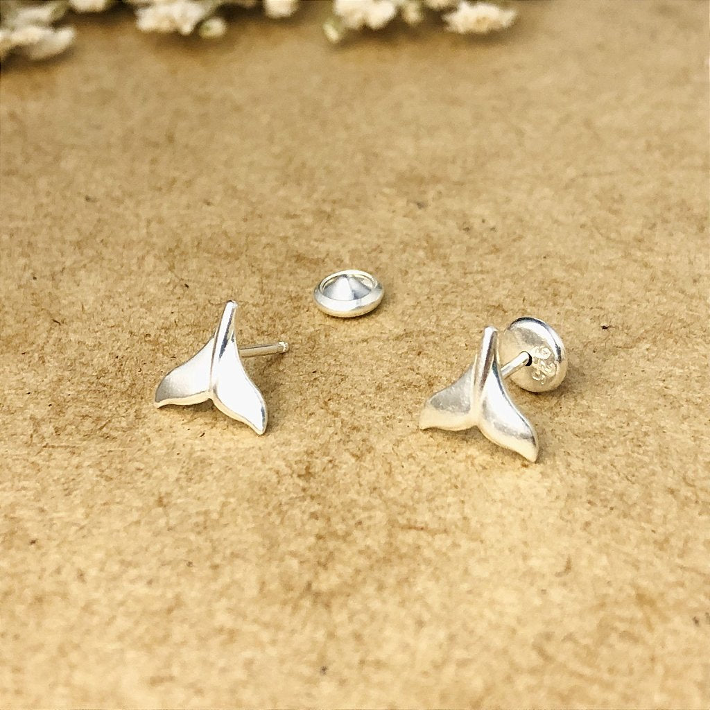 Brinco caldinha de sereia com tarracha baby em prata 925 – Arena Plata (imagem 4)