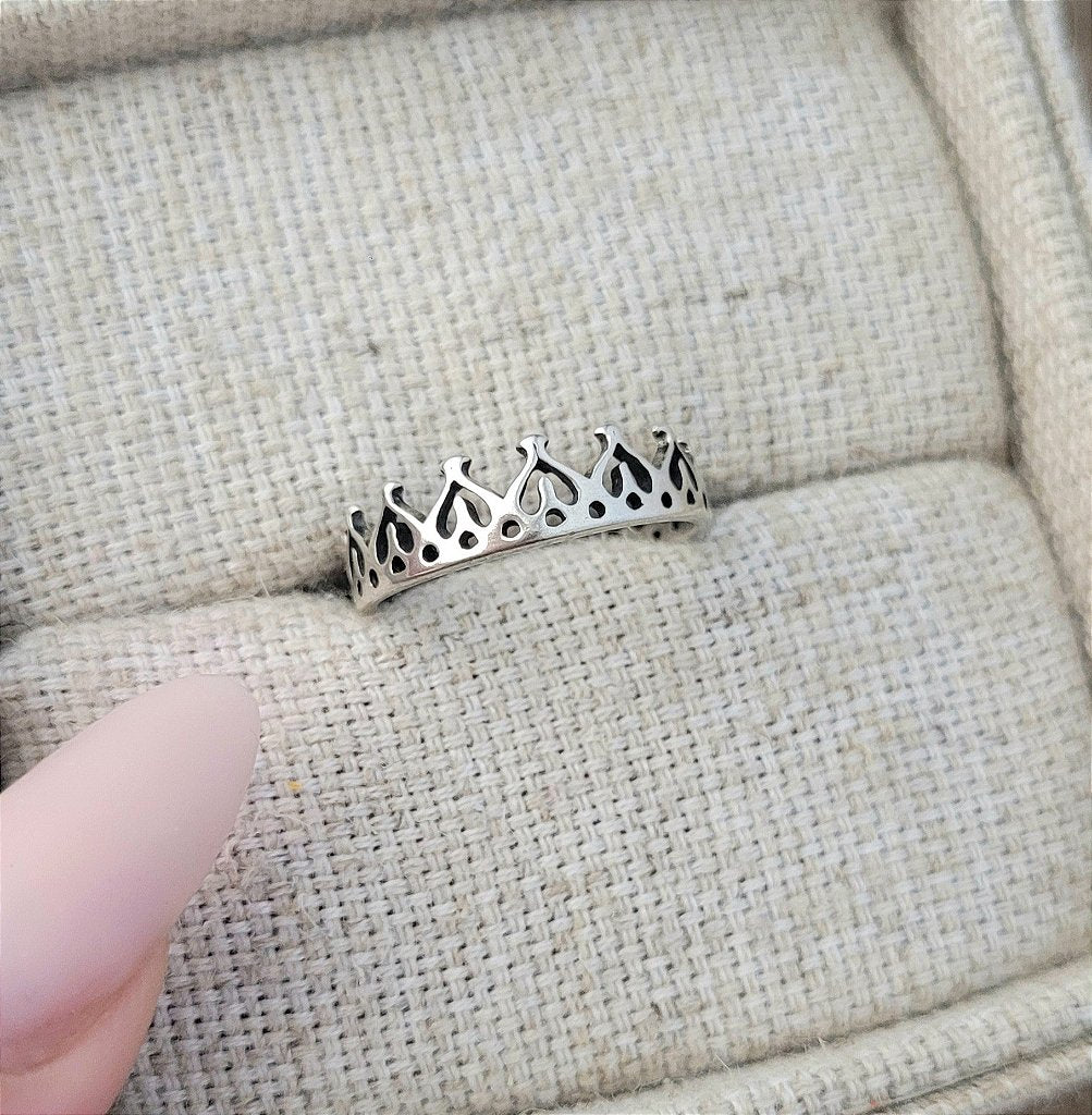 Anel coroa pandora em prata 925 – Arena Plata (imagem 5)