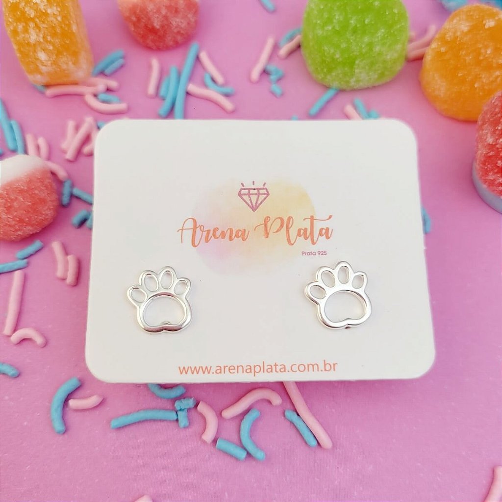 Brinco Pet prata 925 — estilo