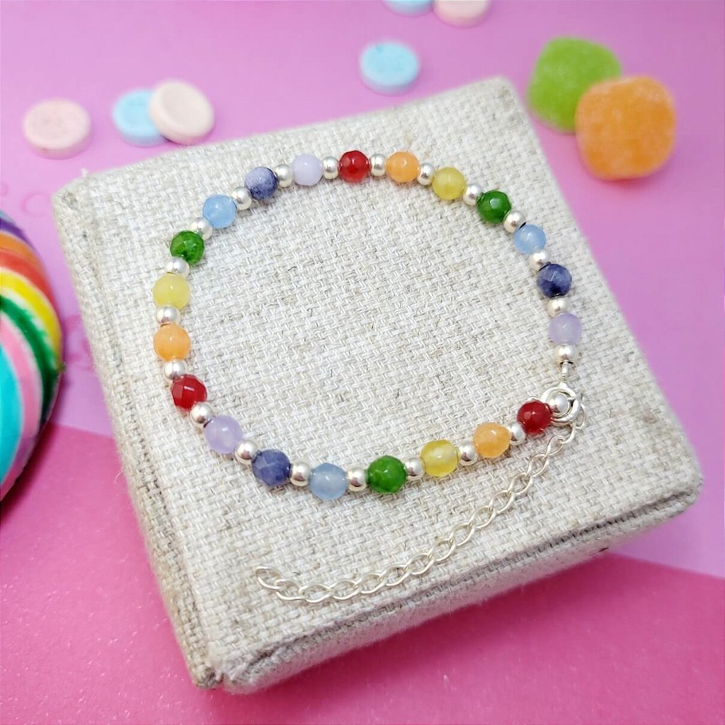 Pulseira 7 chakras em prata 925 – Arena Plata (imagem 3)