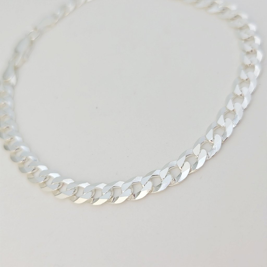 Pulseira Grumet 5mm prata 925 — estilo
