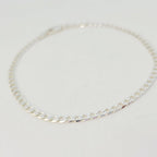 Pulseira Grumet 3mm prata 925 — detalhe dos elos