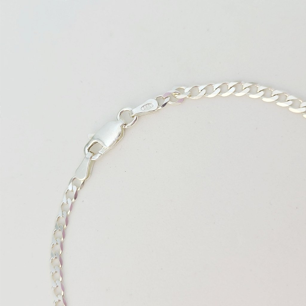 Pulseira Grumet 3mm prata 925 — look no pulso