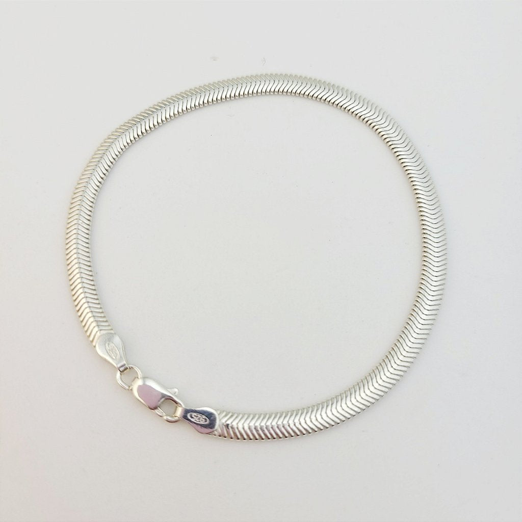 Pulseira lacraia 4mm 20cm em prata 925 – Arena Plata (imagem 7)