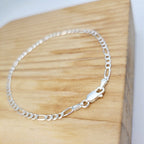 Pulseira 3x1 3mm 20cm em prata 925 – Arena Plata (imagem 2)