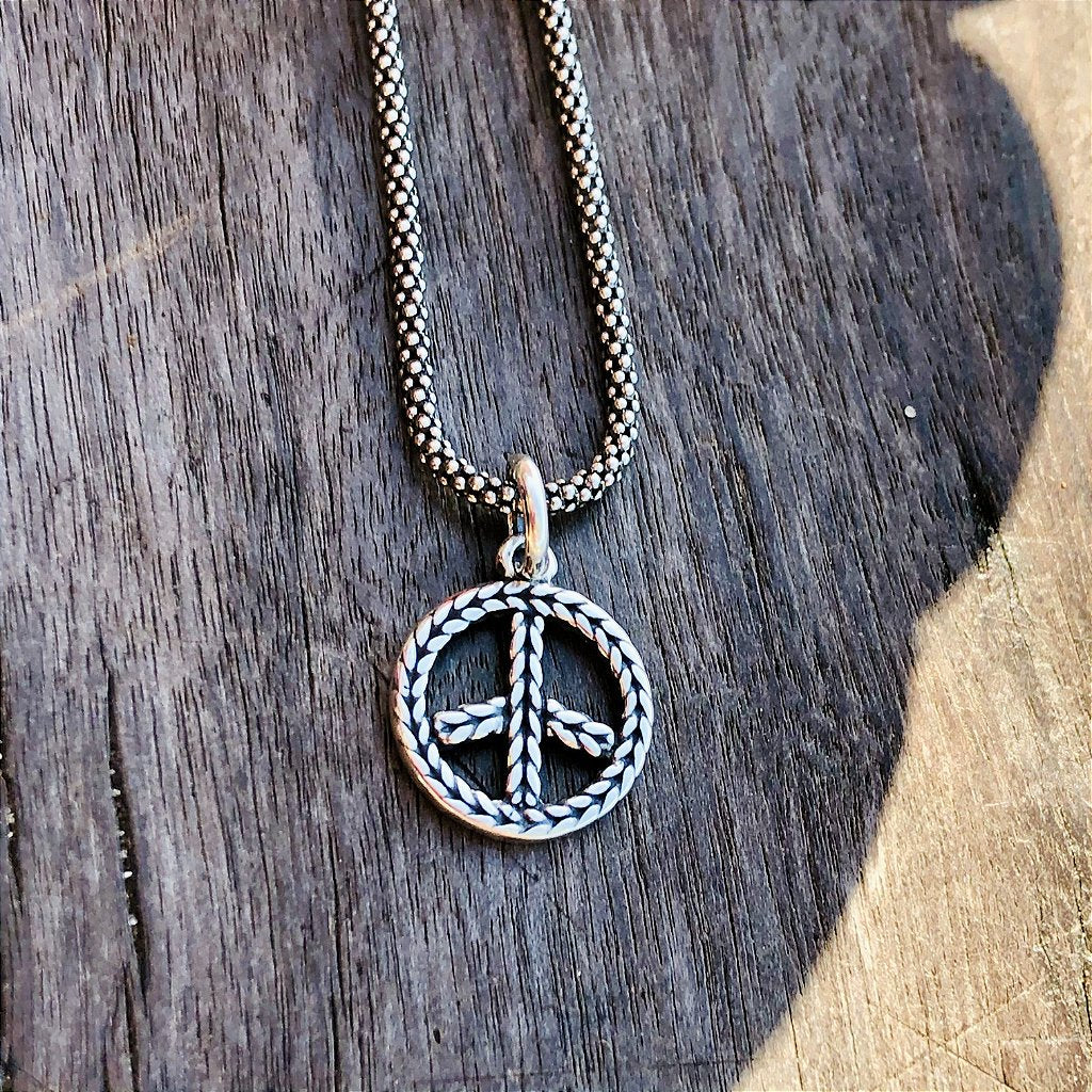 Pingente Símbolo Paz em prata 925 – Arena Plata (imagem 4)