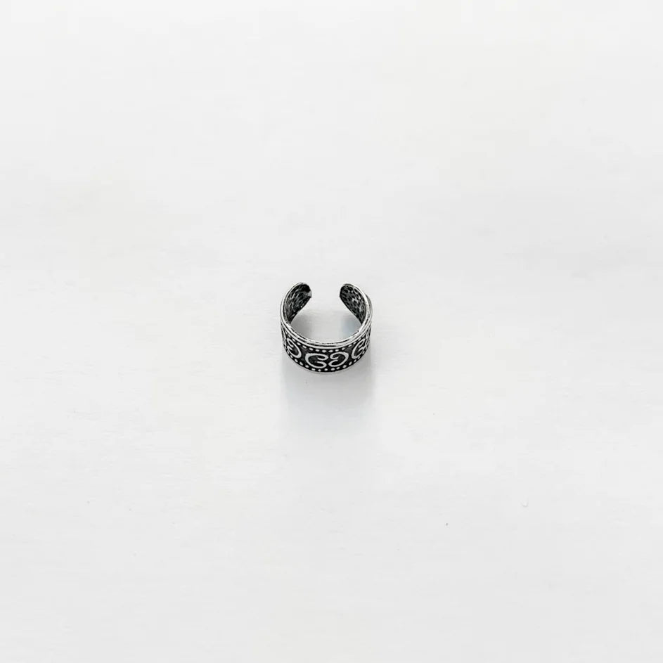 Piercing Fake Trabalhado com Arabescos em prata 925 – Arena Plata (imagem 3)