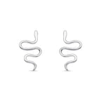 Brinco Serpente em prata 925 – Arena Plata (imagem 2)