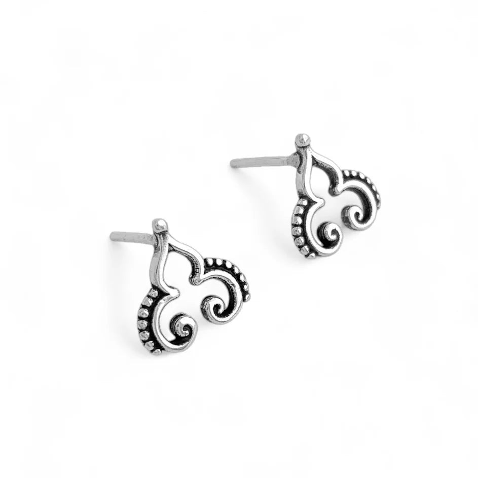 Brinco de Arabescos em prata 925 – Arena Plata (imagem 2)