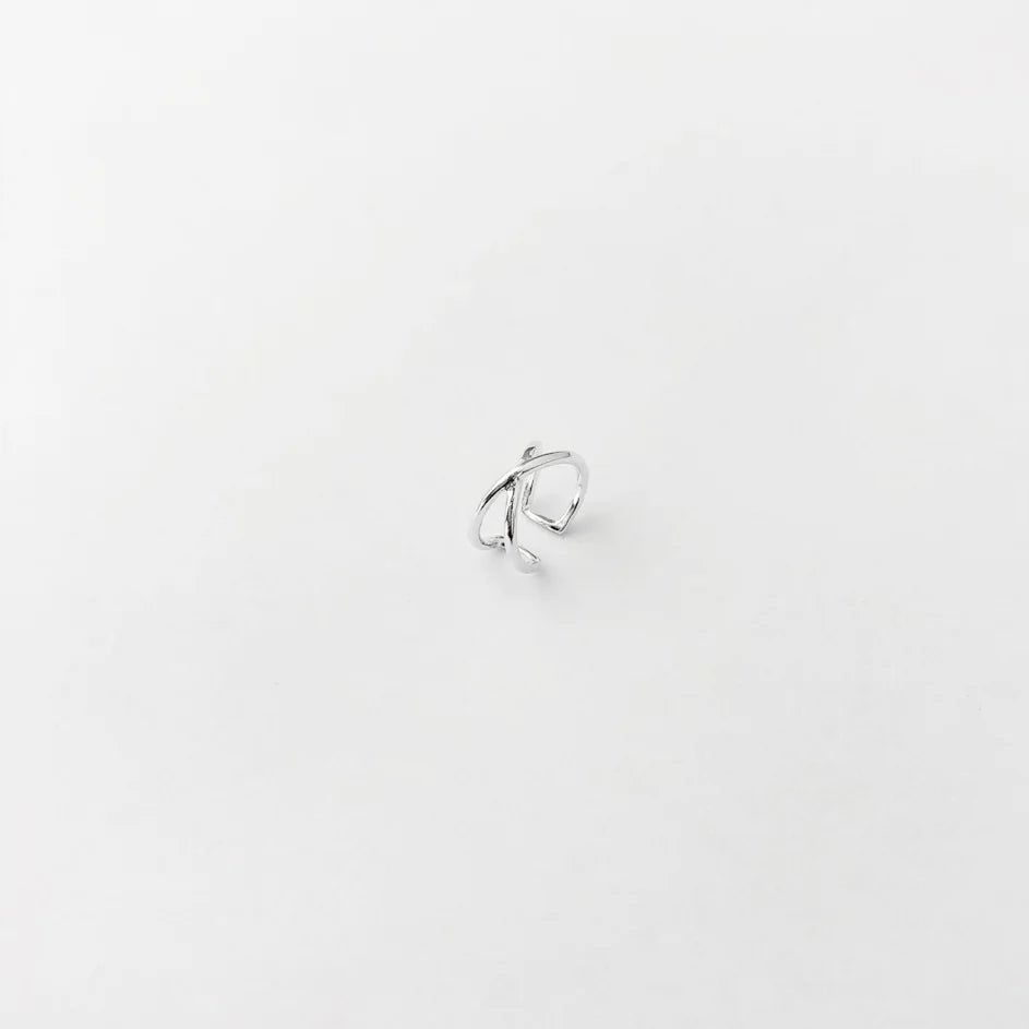 Piercing Fake Cruzado em prata 925 – Arena Plata (imagem 3)