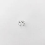 Piercing Fake Cruzado em prata 925 – Arena Plata (imagem 2)