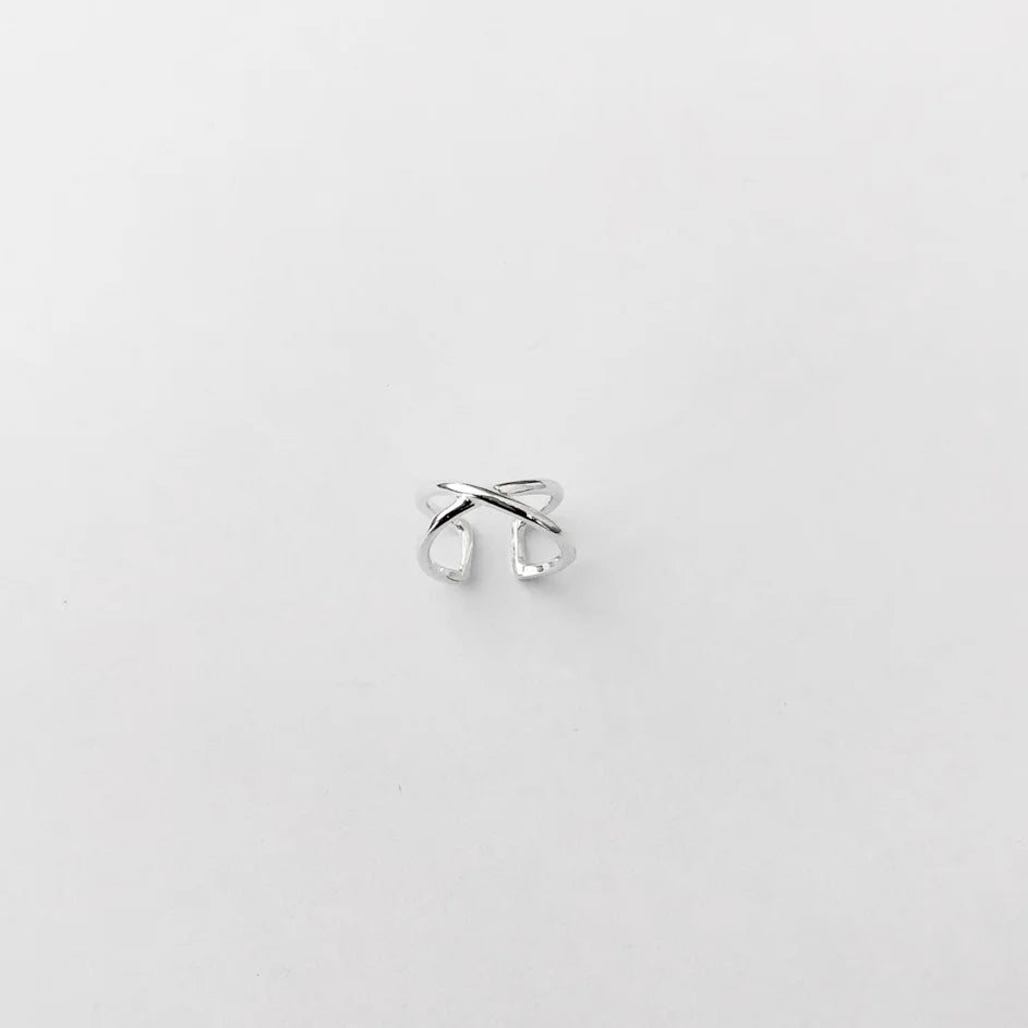 Piercing Fake Cruzado em prata 925 – Arena Plata (imagem 2)