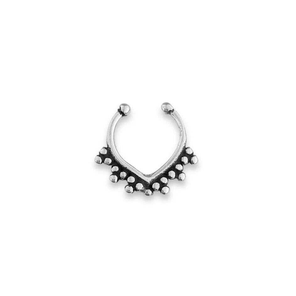 Piercing Fake Indiano em prata 925 – Arena Plata (imagem 1)