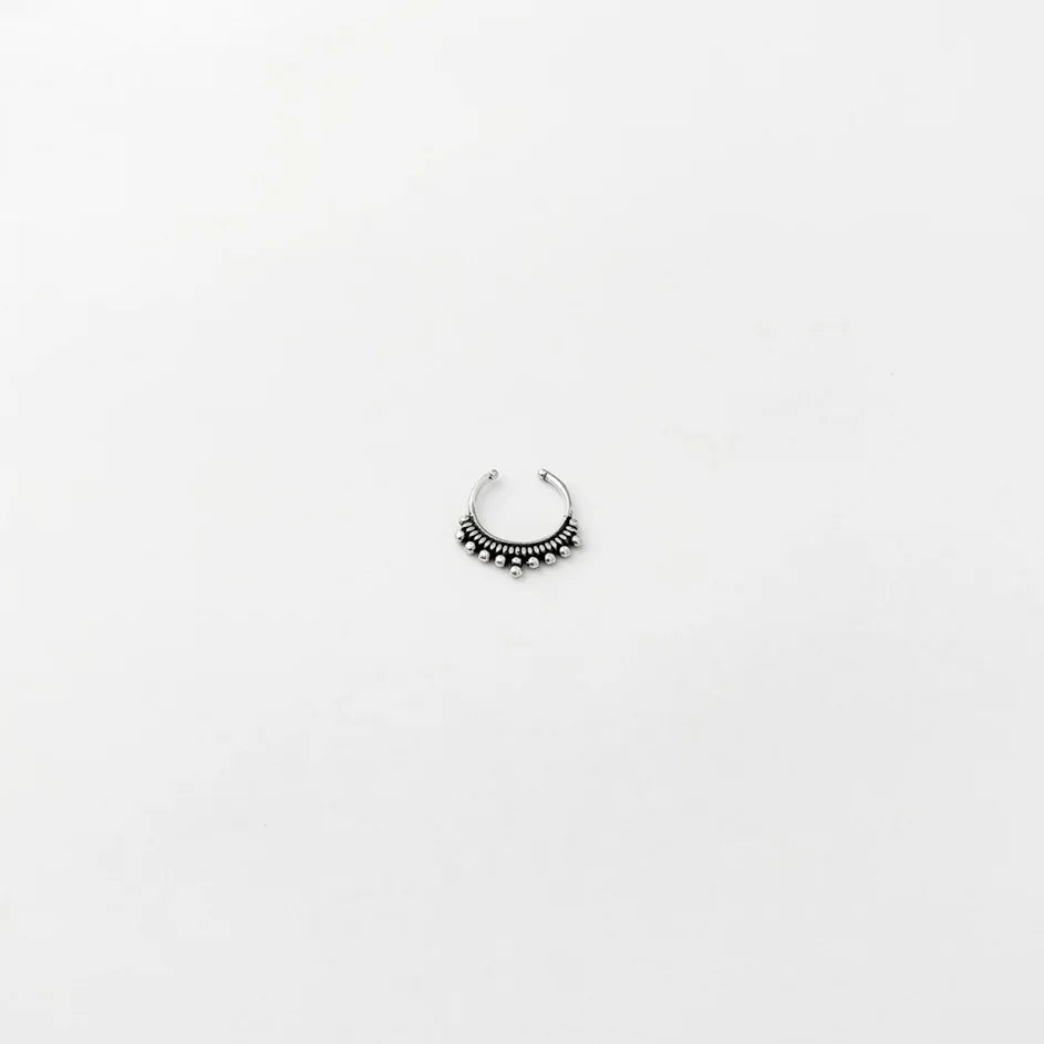 Piercing Fake com Bolinhas em prata 925 – Arena Plata (imagem 2)