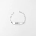 Pulseira Trama prata 925 — vista frontal
