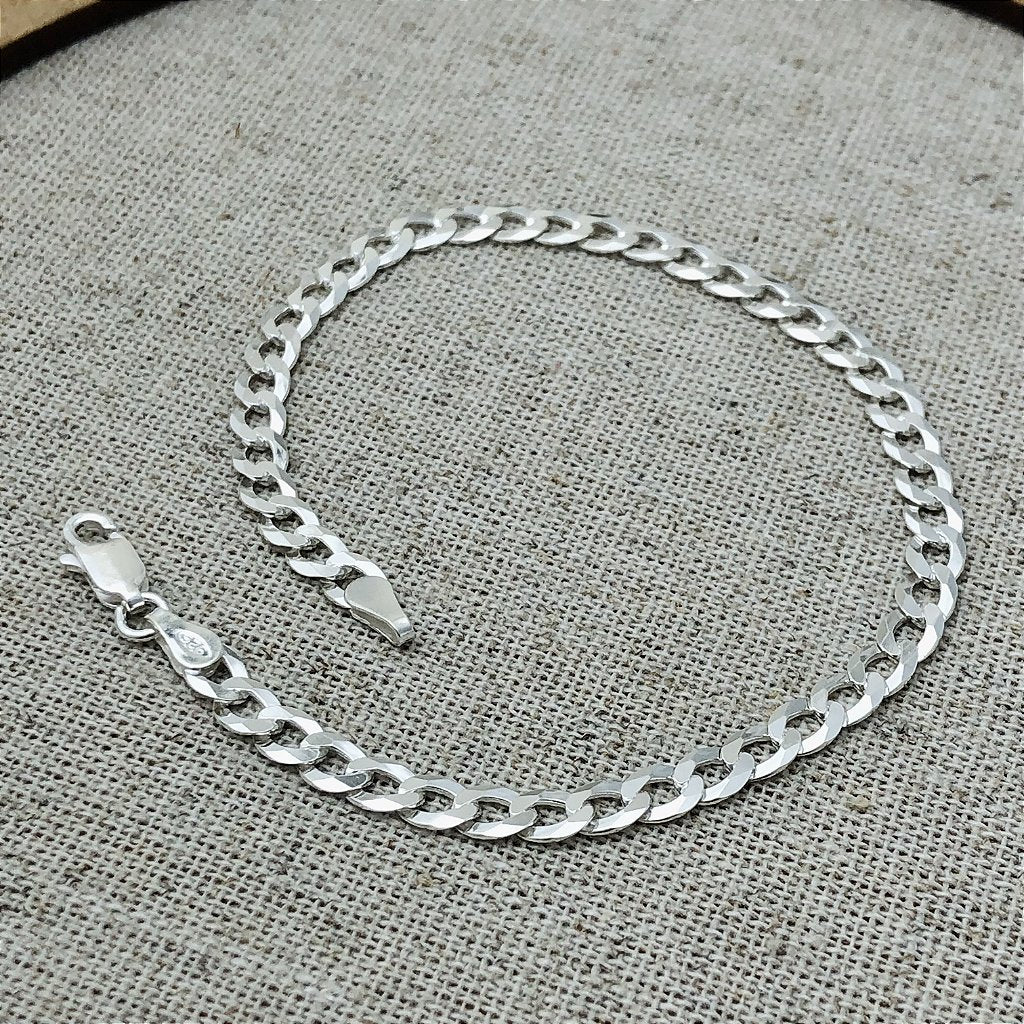 Pulseira Grumet 5mm prata 925 (imagem 6)