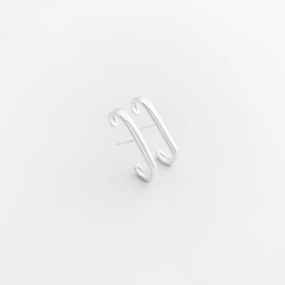 Ear Hook Liso em prata 925 – Arena Plata (imagem 4)