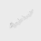 Brinco Ear Cuff de Estrelas Vazadas em prata 925 – Arena Plata (imagem 4)