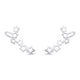 Brinco Ear Cuff de Estrelas Vazadas