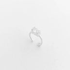 Piercing Fake zircônia retangular em prata 925 – Arena Plata (imagem 1)