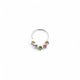 Piercing de Furo com Zircônia Colorida