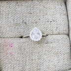 Anel Solitário Gota de Zircônia com Micro Zircônias em Prata 925 – Arena Plata (imagem 4)