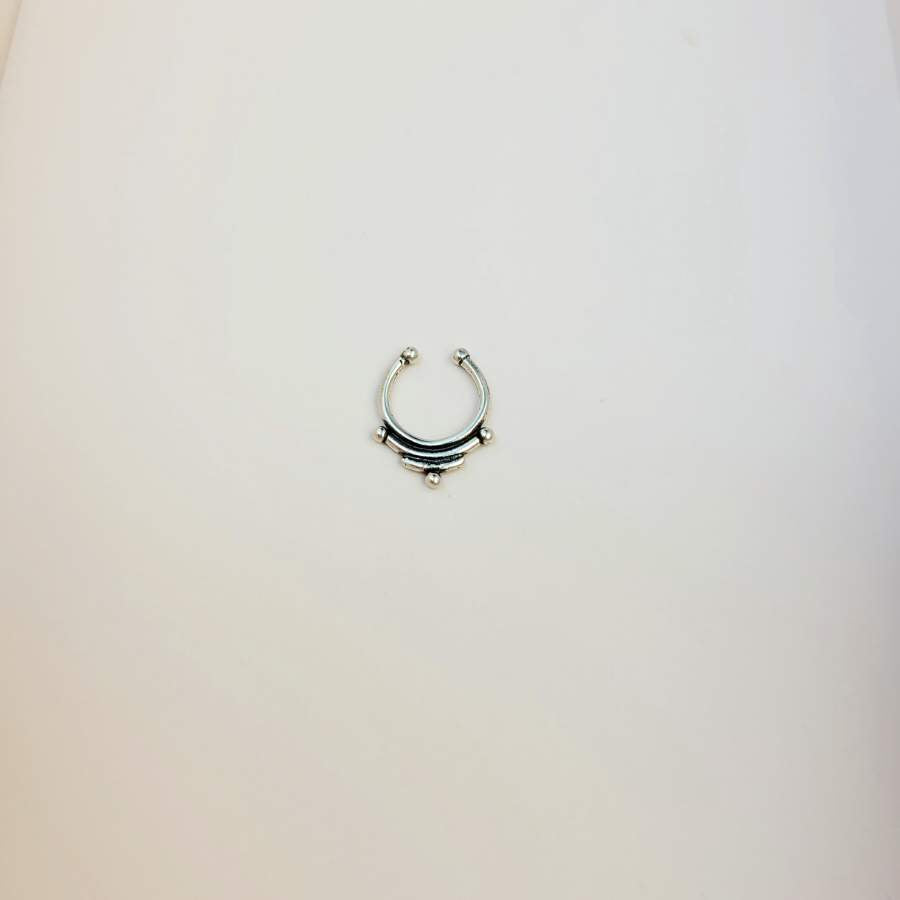 Piercing fake septo bali em prata 925 – Arena Plata (imagem 3)