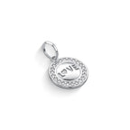 Pingente Medalha Love Vazado Cravejada com Zircônias em Prata 925 – Arena Plata (imagem 2)