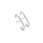 Ear Hook Liso em prata 925 – Arena Plata (imagem 1)