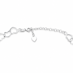 Choker elo corações 35cm + 5cm extensor Prata 925 – Arena Plata (imagem 2)