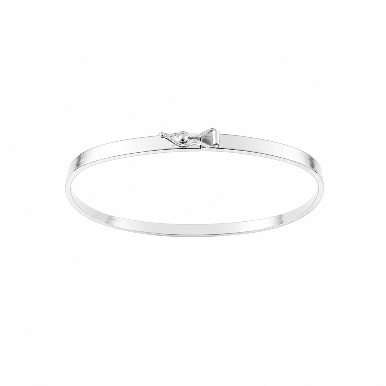 Bracelete Fio Quadrado 3mm com fecho Prata 925 – Arena Plata (imagem 2)