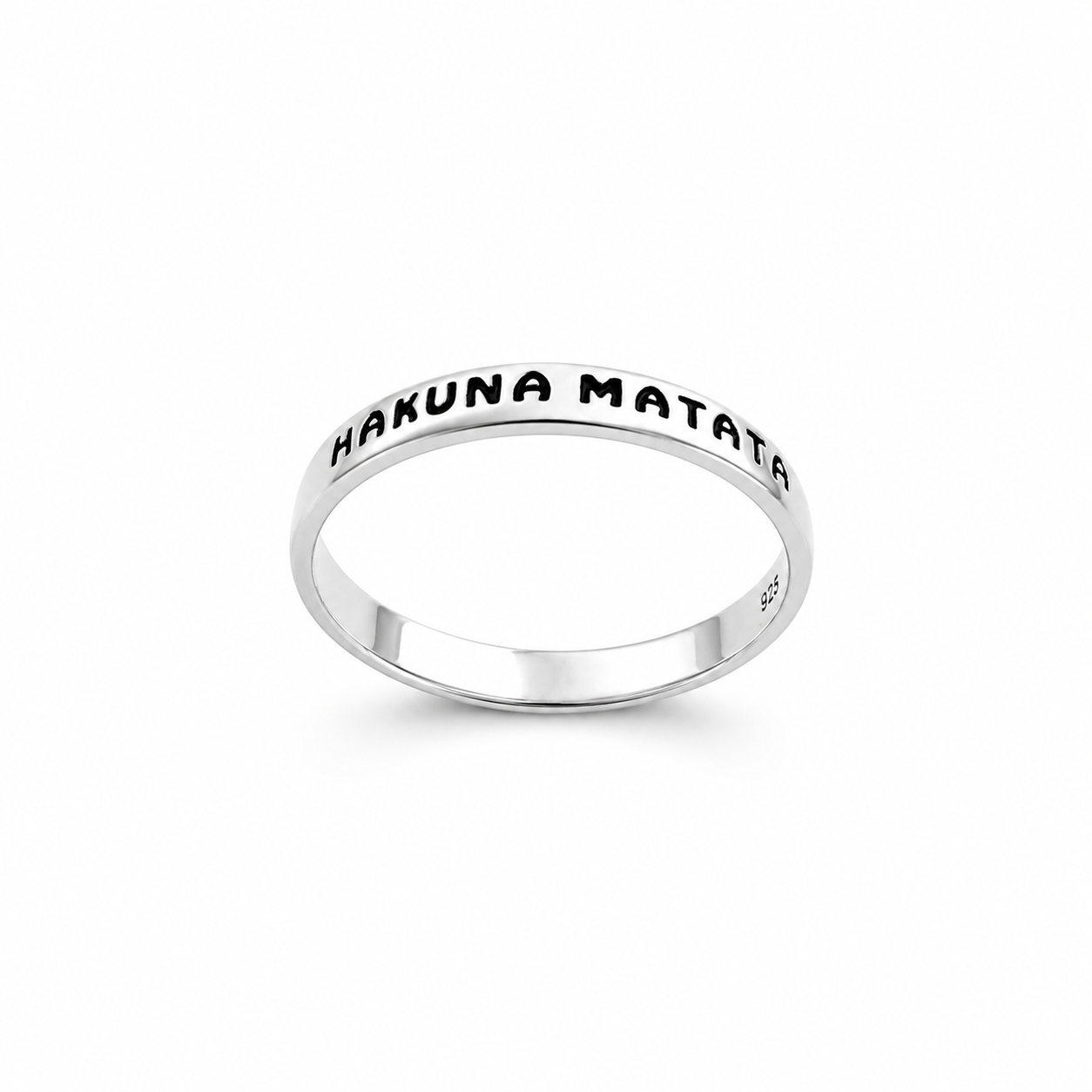 Anel Hakuna Matata em prata 925 – Arena Plata (imagem 1)