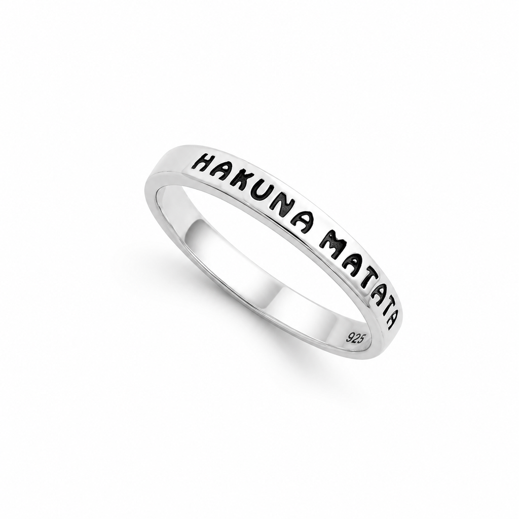Anel Hakuna Matata em prata 925 – Arena Plata (imagem 2)