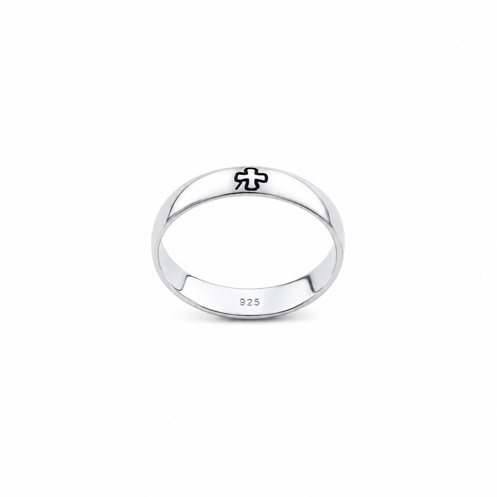 Anel com Trevos de Quatro Folhas em prata 925 – Arena Plata (imagem 2)