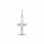Pingente Cruz com Jesus em Alto Relevo Prata 925 – Arena Plata (imagem 2)