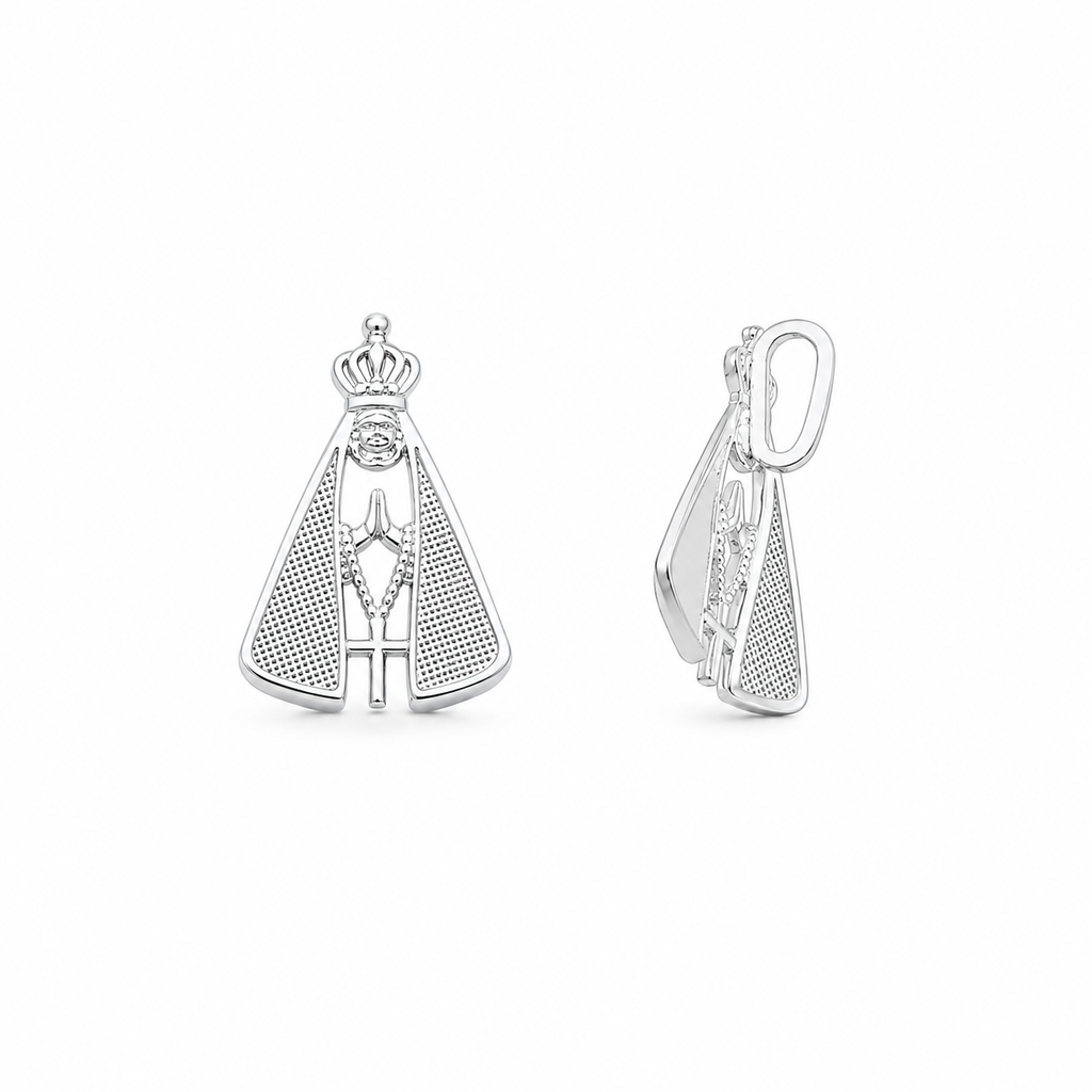 Pingente Nossa senhora Aparecida Prata 925 – Arena Plata (imagem 2)