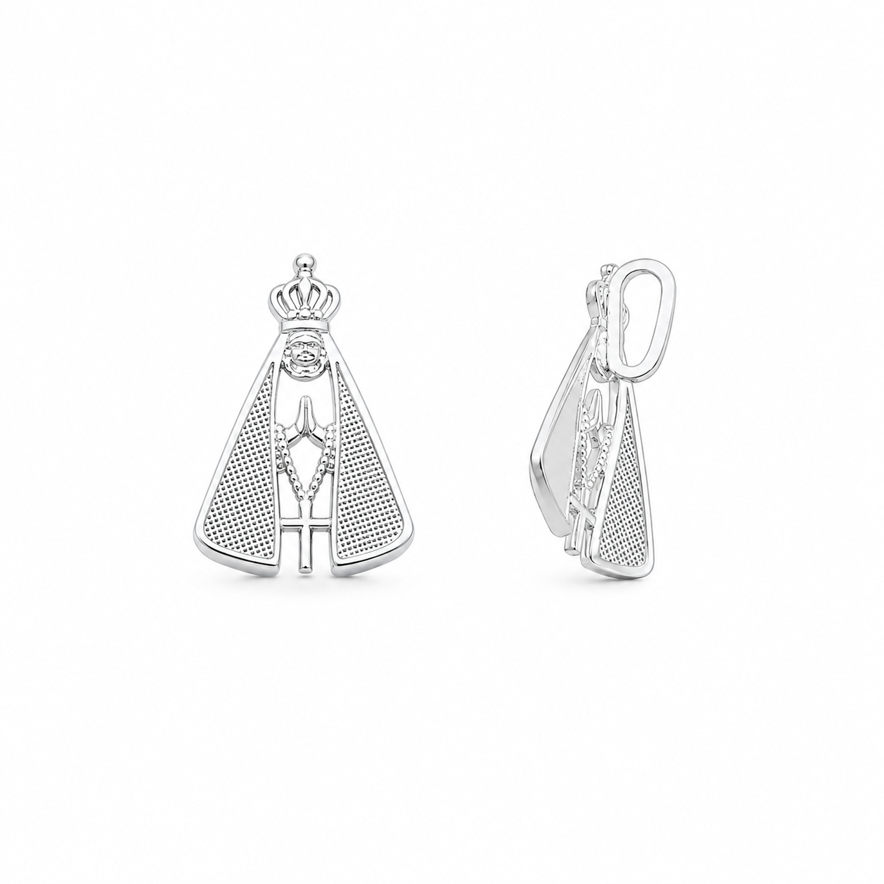 Pingente Nossa senhora Aparecida Prata 925 – Arena Plata (imagem 2)