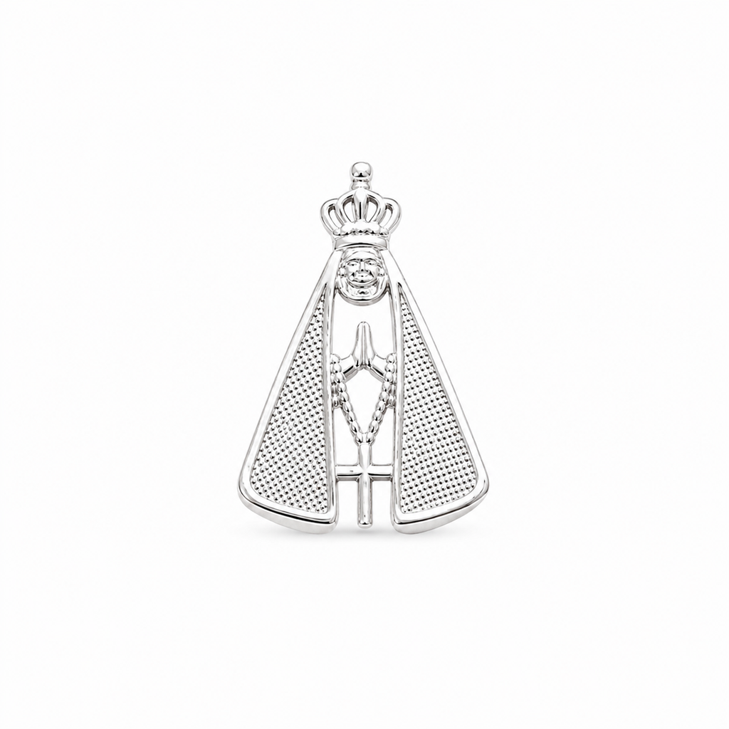 Pingente Nossa senhora Aparecida Prata 925 – Arena Plata (imagem 1)