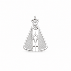 Pingente Nossa senhora Aparecida Prata 925 – Arena Plata (imagem 1)