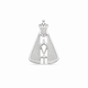 Pingente Nossa senhora Aparecida Prata 925