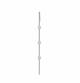 Ear Pin com 3 Zircônias em Prata 925