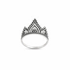 Anel Coroa com Arabescos em prata 925 – Arena Plata (imagem 2)