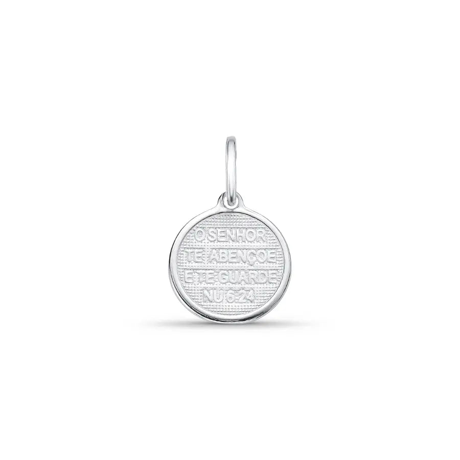 Pingente Medalha Sagrado coração de Jesus Prata 925 – Arena Plata (imagem 2)
