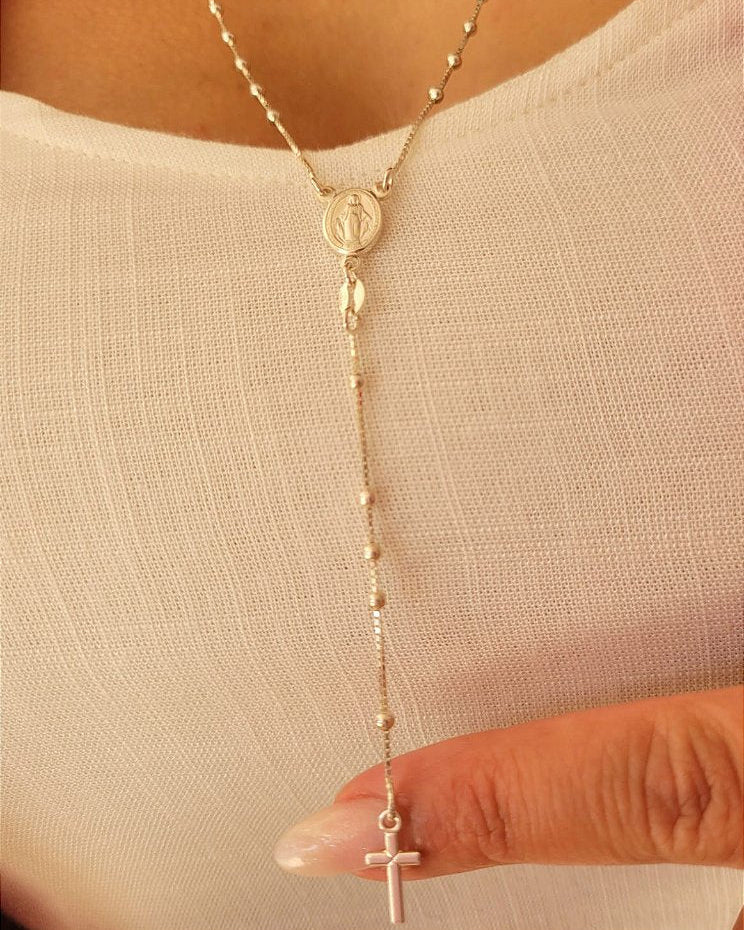 Terço Nossa Senhora das Graças em prata 925 – Arena Plata (imagem 3)