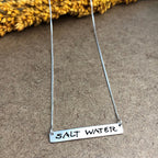 Gargantilha placa Salt Water 45cm em prata 925 – Arena Plata (imagem 3)