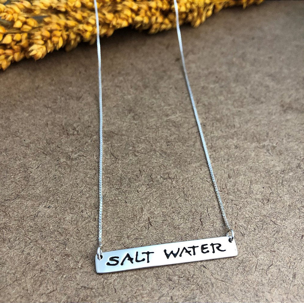 Gargantilha placa Salt Water 45cm em prata 925 – Arena Plata (imagem 3)