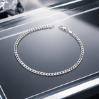 Pulseira Grumet 3mm 20cm prata 925