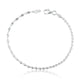 Pulseira de prata 925 laminada torcida fio 2 mm