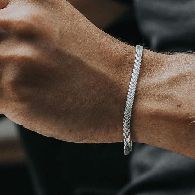 Pulseira lacraia 4mm 20cm em prata 925 – Arena Plata (imagem 3)